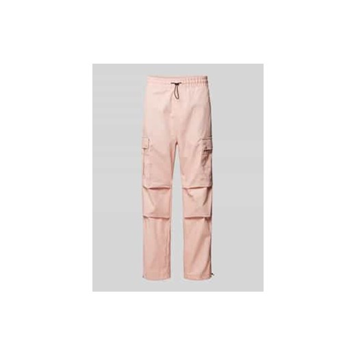 Spodnie cargo o kroju regular fit z marszczeniami model ‘Geo’ ze sklepu Peek&Cloppenburg  w kategorii Spodnie męskie - zdjęcie 177810867