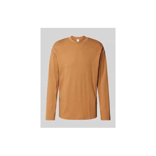 Bluzka z długim rękawem o kroju relaxed fit ze stójką model ‘DANI’ ze sklepu Peek&Cloppenburg  w kategorii T-shirty męskie - zdjęcie 177811036