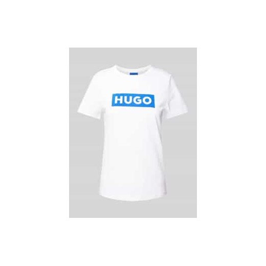 T-shirt z nadrukiem z logo ze sklepu Peek&Cloppenburg  w kategorii Bluzki damskie - zdjęcie 177811065
