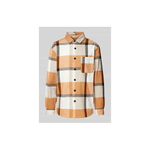 Koszula casualowa regular fit z kołnierzykiem typu kent ze sklepu Peek&Cloppenburg  w kategorii Koszule męskie - zdjęcie 177811179