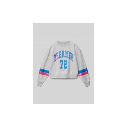 Bluza z detalem z logo ze sklepu Peek&Cloppenburg  w kategorii Bluzy dziewczęce - zdjęcie 177811638