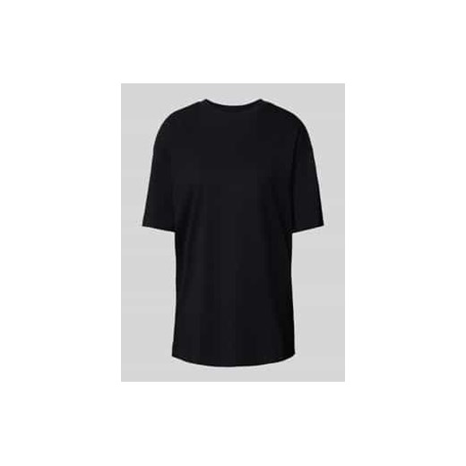 T-shirt o kroju oversized z okrągłym,prążkowanym dekoltem ze sklepu Peek&Cloppenburg  w kategorii Bluzki damskie - zdjęcie 177812009