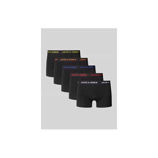 Obcisłe bokserki ze szwami działowymi w zestawie 5 szt. model ‘BLACK FRIDAY’ ze sklepu Peek&Cloppenburg  w kategorii Majtki męskie - zdjęcie 177812058
