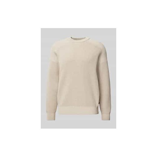 Sweter z dzianiny z obniżonymi ramionami model ‘Alamaka’ ze sklepu Peek&Cloppenburg  w kategorii Swetry męskie - zdjęcie 177812099