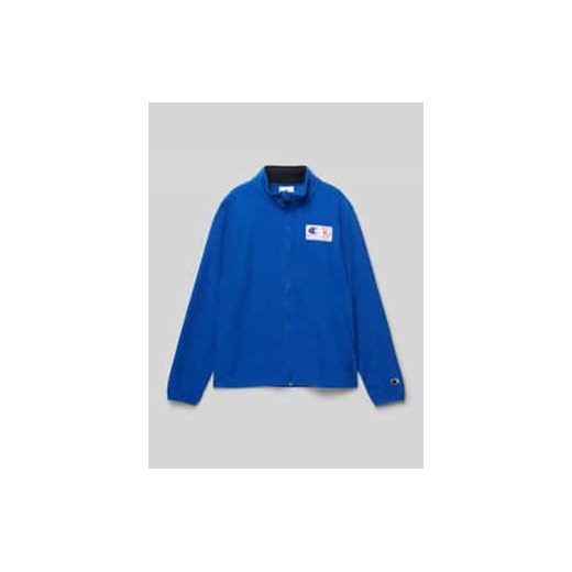 Kurtka polarowa z wyhaftowanym logo ze sklepu Peek&Cloppenburg  w kategorii Bluzy chłopięce - zdjęcie 177812137
