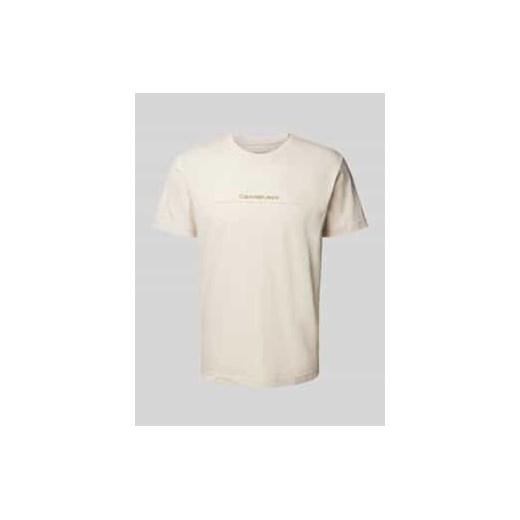 T-shirt z nadrukiem z logo ze sklepu Peek&Cloppenburg  w kategorii T-shirty męskie - zdjęcie 177812306