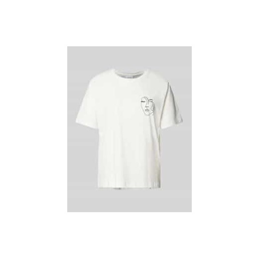 T-shirt z nadrukiem z motywem model ‘SYBILLA’ ze sklepu Peek&Cloppenburg  w kategorii Bluzki damskie - zdjęcie 177812337