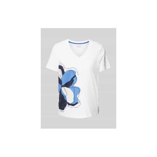 T-shirt z nadrukowanym motywem ze sklepu Peek&Cloppenburg  w kategorii Bluzki damskie - zdjęcie 177812697