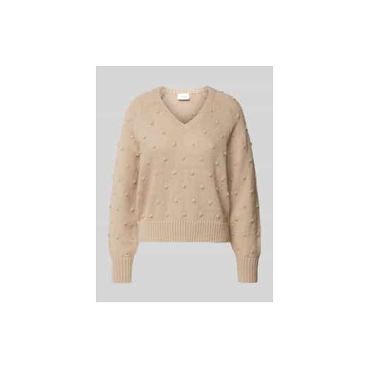 Sweter z dzianiny z obniżonymi ramionami model ‘TULI’ ze sklepu Peek&Cloppenburg  w kategorii Swetry damskie - zdjęcie 177812956