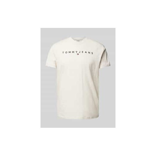 T-shirt z nadrukiem z logo ze sklepu Peek&Cloppenburg  w kategorii T-shirty męskie - zdjęcie 177813185
