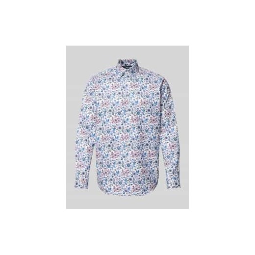 Koszula biznesowa o kroju regular fit z kołnierzykiem typu kent ze sklepu Peek&Cloppenburg  w kategorii Koszule męskie - zdjęcie 177813226