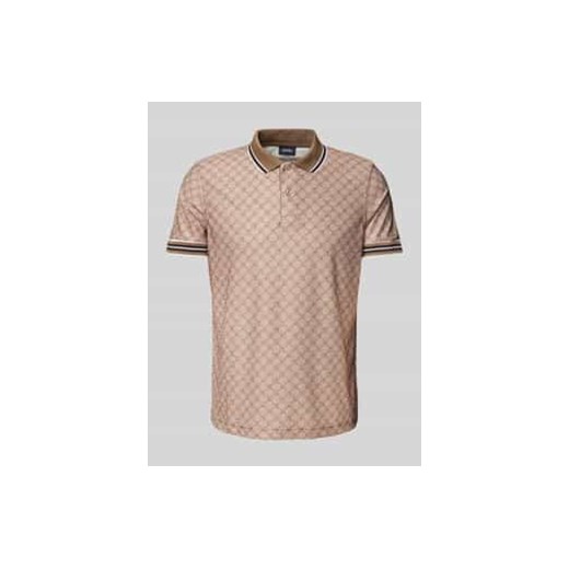 Koszulka polo z prążkowanymi wykończeniami model ‘Talon’ ze sklepu Peek&Cloppenburg  w kategorii T-shirty męskie - zdjęcie 177813238