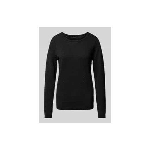 Sweter z dzianiny o kroju regular fit z efektowną przędzą model ‘CARE SHINE’ ze sklepu Peek&Cloppenburg  w kategorii Swetry damskie - zdjęcie 177813515