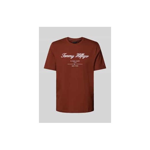 T-shirt z wyhaftowanym logo ze sklepu Peek&Cloppenburg  w kategorii T-shirty męskie - zdjęcie 177813577