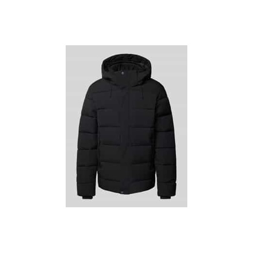 Kurtka pikowana o kroju regular fit z kapturem model ‘BIXBY’ ze sklepu Peek&Cloppenburg  w kategorii Kurtki męskie - zdjęcie 177813599