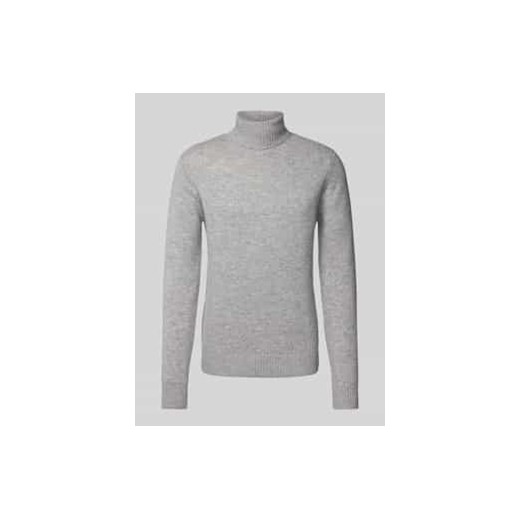 Sweter z dzianiny z golfem model ‘BRUNALF’ Ecoalf S promocja Peek&Cloppenburg 