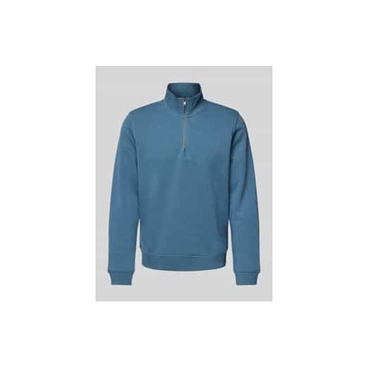 Bluza z zapinanym kołnierzem model ‘BRADLEY’ ze sklepu Peek&Cloppenburg  w kategorii Bluzy męskie - zdjęcie 177813667