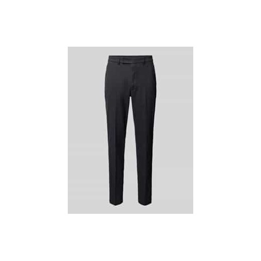 Spodnie materiałowe o kroju slim fit w kant model ‘BRAVO’ ze sklepu Peek&Cloppenburg  w kategorii Spodnie męskie - zdjęcie 177813805
