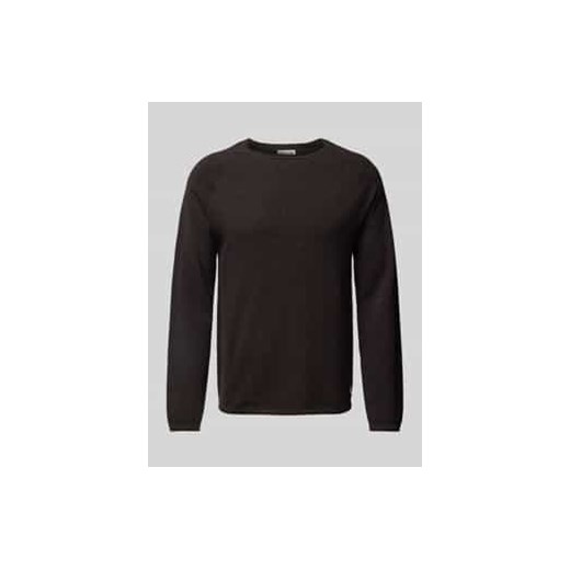 Sweter z dzianiny z okrągłym dekoltem model ‘EHILL’ ze sklepu Peek&Cloppenburg  w kategorii Swetry męskie - zdjęcie 177813865