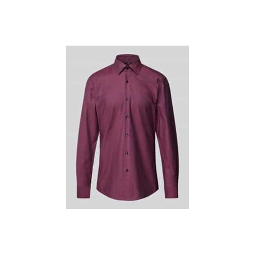 Koszula biznesowa o kroju slim fit z kołnierzykiem typu kent model ‘Hank’ ze sklepu Peek&Cloppenburg  w kategorii Koszule męskie - zdjęcie 177813878