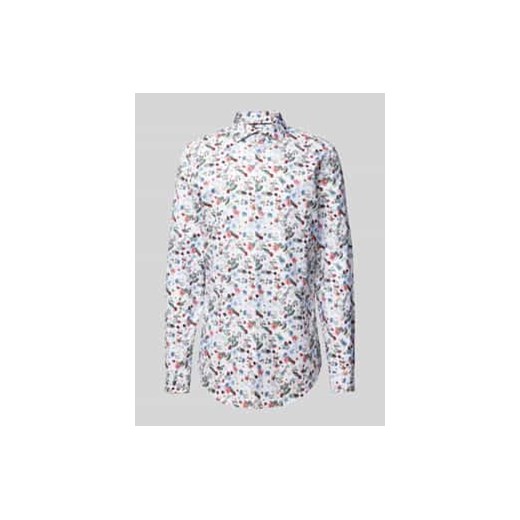Koszula biznesowa o kroju regular fit z kołnierzykiem typu cutaway ze sklepu Peek&Cloppenburg  w kategorii Koszule męskie - zdjęcie 177813986