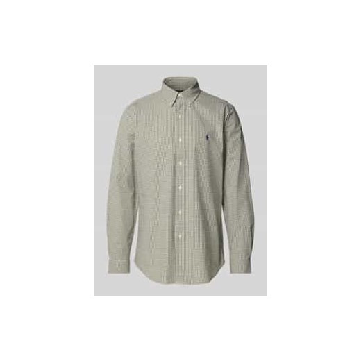 Koszula casualowa o kroju custom fit z kołnierzykiem typu button down ze sklepu Peek&Cloppenburg  w kategorii Koszule męskie - zdjęcie 177814019