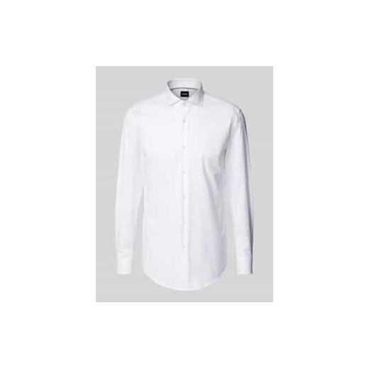Koszula biznesowa o kroju slim fit z kołnierzykiem typu cutaway ze sklepu Peek&Cloppenburg  w kategorii Koszule męskie - zdjęcie 177814026