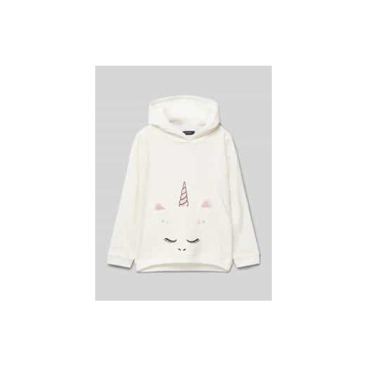 Bluza z kapturem o luźnym kroju z kieszenią kangurką ze sklepu Peek&Cloppenburg  w kategorii Bluzy dziewczęce - zdjęcie 177814036