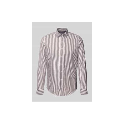 Koszula biznesowa o kroju slim fit z listwą guzikową ze sklepu Peek&Cloppenburg  w kategorii Koszule męskie - zdjęcie 177814258