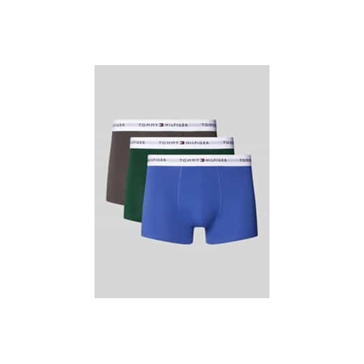 Obcisłe bokserki z elastycznym paskiem z logo w zestawie 3 szt. ze sklepu Peek&Cloppenburg  w kategorii Majtki męskie - zdjęcie 177814266