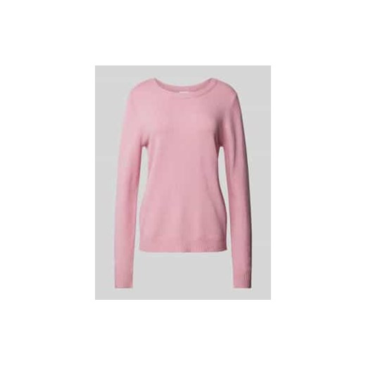Sweter z dzianiny z okrągłym dekoltem model ‘Viril’ ze sklepu Peek&Cloppenburg  w kategorii Swetry damskie - zdjęcie 177814426