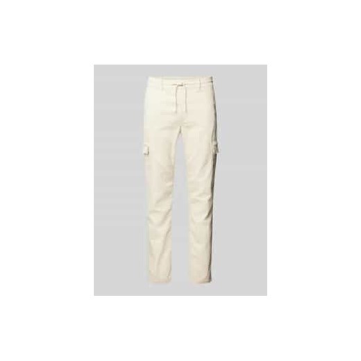 Spodnie cargo o kroju slim fit ze sznurkiem model ‘Gymdigo’ ze sklepu Peek&Cloppenburg  w kategorii Spodnie męskie - zdjęcie 177814457
