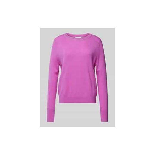 Sweter z kaszmiru z okrągłym dekoltem ze sklepu Peek&Cloppenburg  w kategorii Swetry damskie - zdjęcie 177814478