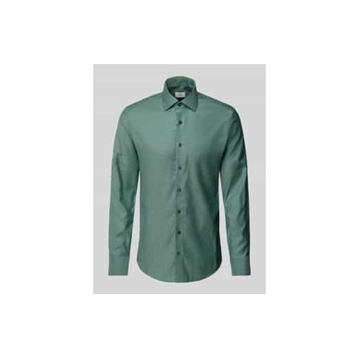 Koszula biznesowa o kroju slim fit z listwą guzikową ze sklepu Peek&Cloppenburg  w kategorii Koszule męskie - zdjęcie 177814676