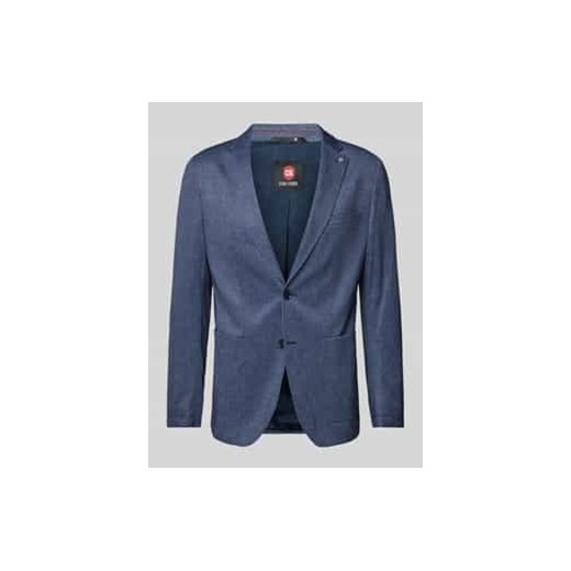 Marynarka na dwa guziki o kroju regular fit z kołnierzem z połami model ‘CUBA’ ze sklepu Peek&Cloppenburg  w kategorii Marynarki męskie - zdjęcie 177814789