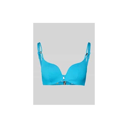 Top bikini z obszyciem ozdobnymi kamieniami ze sklepu Peek&Cloppenburg  w kategorii Stroje kąpielowe - zdjęcie 177815079