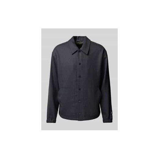 Kurtka koszulowa o kroju regular fit z nakładanymi,wpuszczanymi kieszeniami ze sklepu Peek&Cloppenburg  w kategorii Kurtki męskie - zdjęcie 177815147