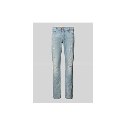 Jeansy o kroju slim fit z 5 kieszeniami model ‘GLENN’ ze sklepu Peek&Cloppenburg  w kategorii Jeansy męskie - zdjęcie 177815155