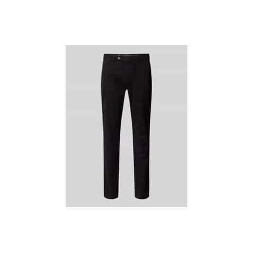 Spodnie o kroju regular fit z zapięciem na guzik i zamek błyskawiczny ze sklepu Peek&Cloppenburg  w kategorii Spodnie męskie - zdjęcie 177815348