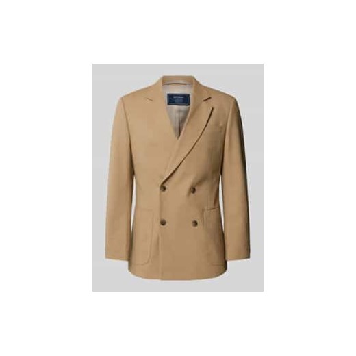 Marynarka o kroju slim fit z kołnierzem z połami ze sklepu Peek&Cloppenburg  w kategorii Marynarki męskie - zdjęcie 177815758