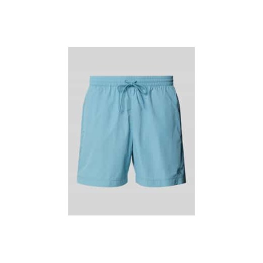 Spodenki kąpielowe o kroju regular fit z wyhaftowanym logo model ‘DRAWSTRING’ ze sklepu Peek&Cloppenburg  w kategorii Kąpielówki - zdjęcie 177815879