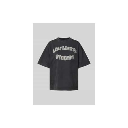 T-shirt z wyhaftowanym logo ze sklepu Peek&Cloppenburg  w kategorii Bluzki damskie - zdjęcie 177816219