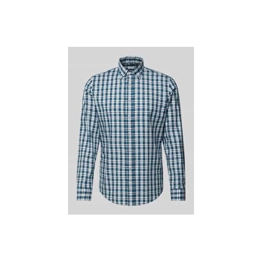 Koszula biznesowa o kroju slim fit z listwą guzikową ze sklepu Peek&Cloppenburg  w kategorii Koszule męskie - zdjęcie 177816379