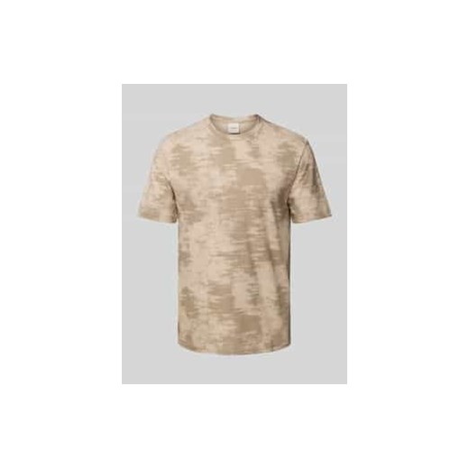 T-shirt z detalem z logo ze sklepu Peek&Cloppenburg  w kategorii T-shirty męskie - zdjęcie 177816678