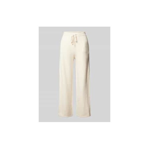 Spodnie o kroju regular fit z fakturowanym wzorem ze sklepu Peek&Cloppenburg  w kategorii Spodnie damskie - zdjęcie 177816717