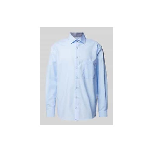 Koszula biznesowa o kroju modern fit z kieszenią na piersi ze sklepu Peek&Cloppenburg  w kategorii Koszule męskie - zdjęcie 177816747
