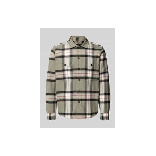 Kurtka koszulowa o kroju regular fit z kieszeniami na piersi ze sklepu Peek&Cloppenburg  w kategorii Koszule męskie - zdjęcie 177816796