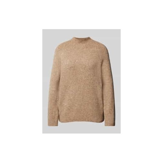 Sweter z dzianiny z prążkowanymi wykończeniami ze sklepu Peek&Cloppenburg  w kategorii Swetry damskie - zdjęcie 177817107