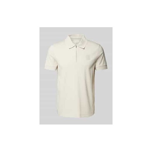 Koszulka polo z krótkim zamkiem błyskawicznym model ‘Brizio’ ze sklepu Peek&Cloppenburg  w kategorii T-shirty męskie - zdjęcie 177817166