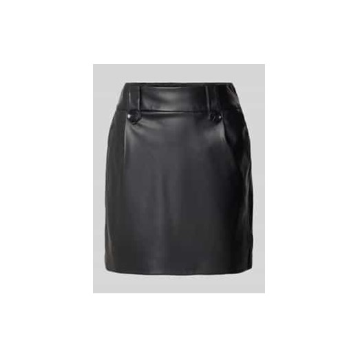 Spódnica mini z kieszeniami z imitacji skóry model ‘BINA’ ze sklepu Peek&Cloppenburg  w kategorii Spódnice - zdjęcie 177817205